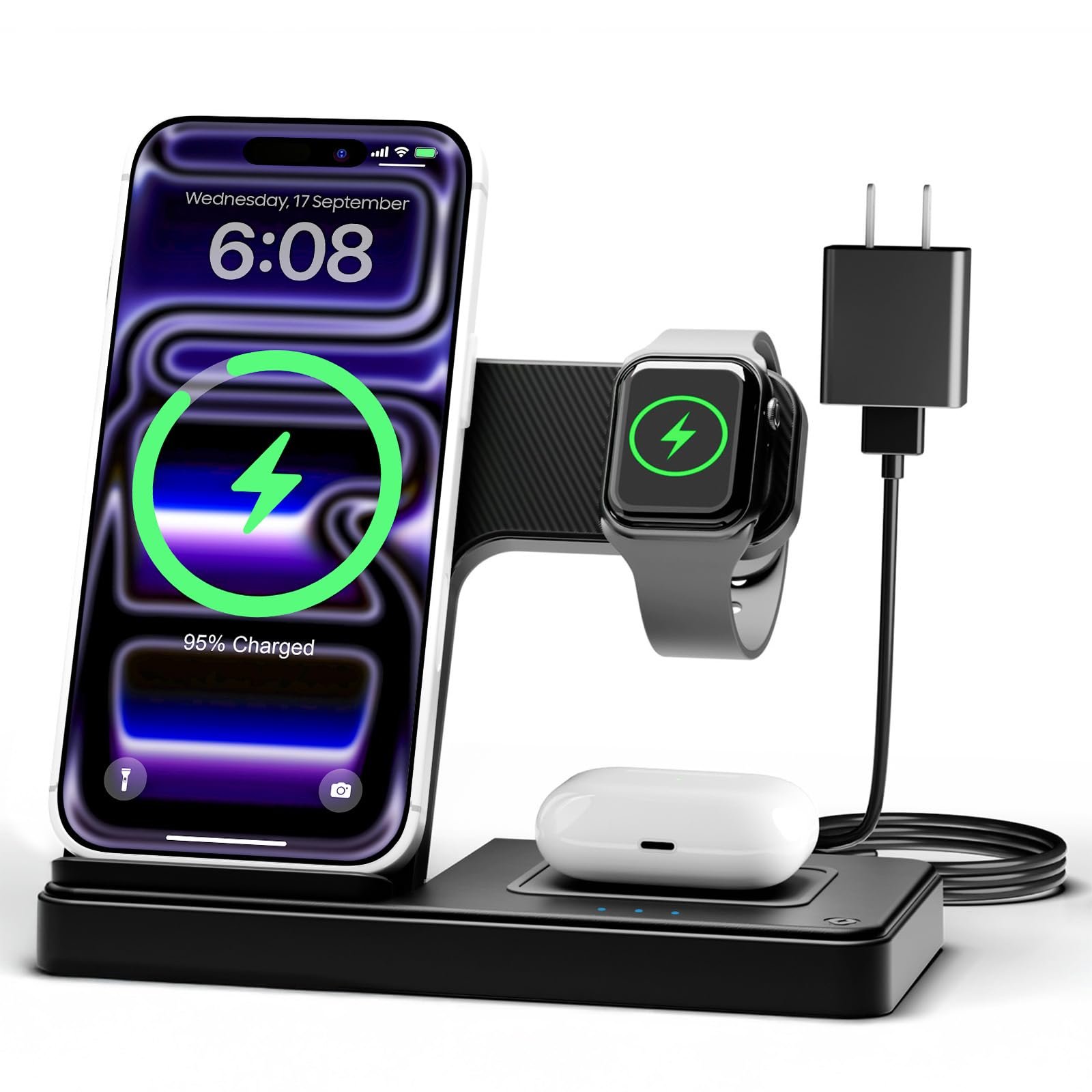Phone charging accessories including cables, chargers, power banks and related mobile accessories.