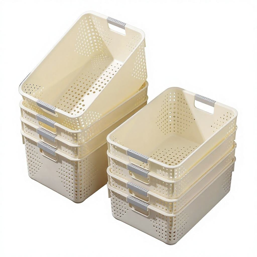 Home organization and storage products on a white background.