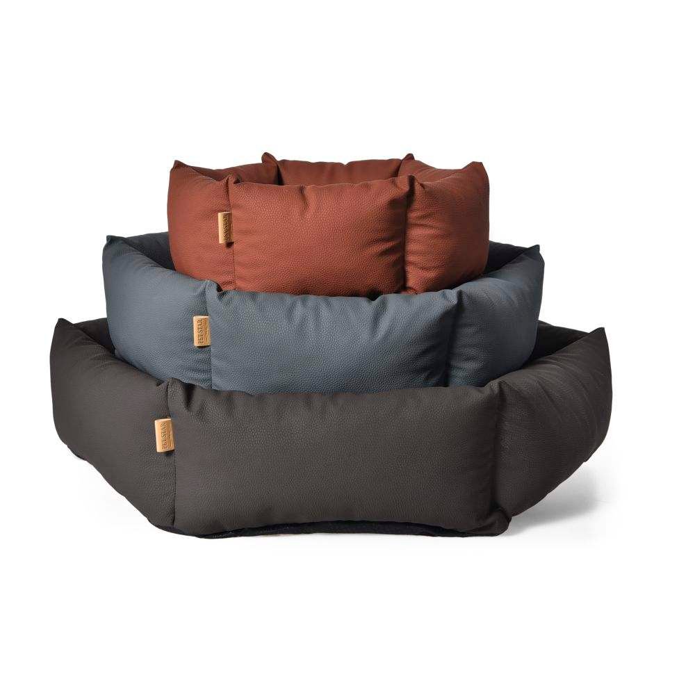 Pet beds and pet furniture on a white background.
